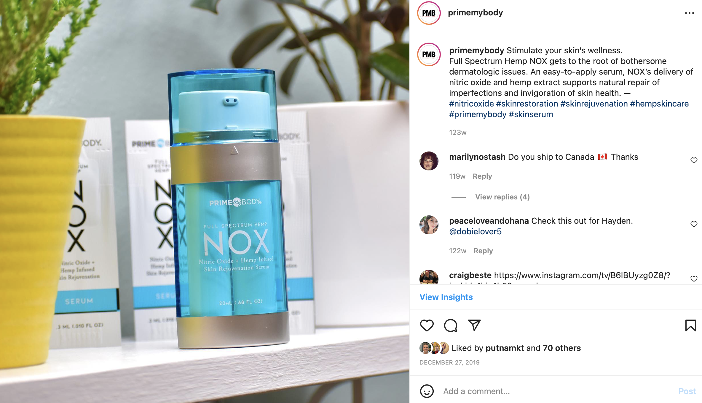 プライムマイボディ CBD 美容液 NOX 【公式通販】